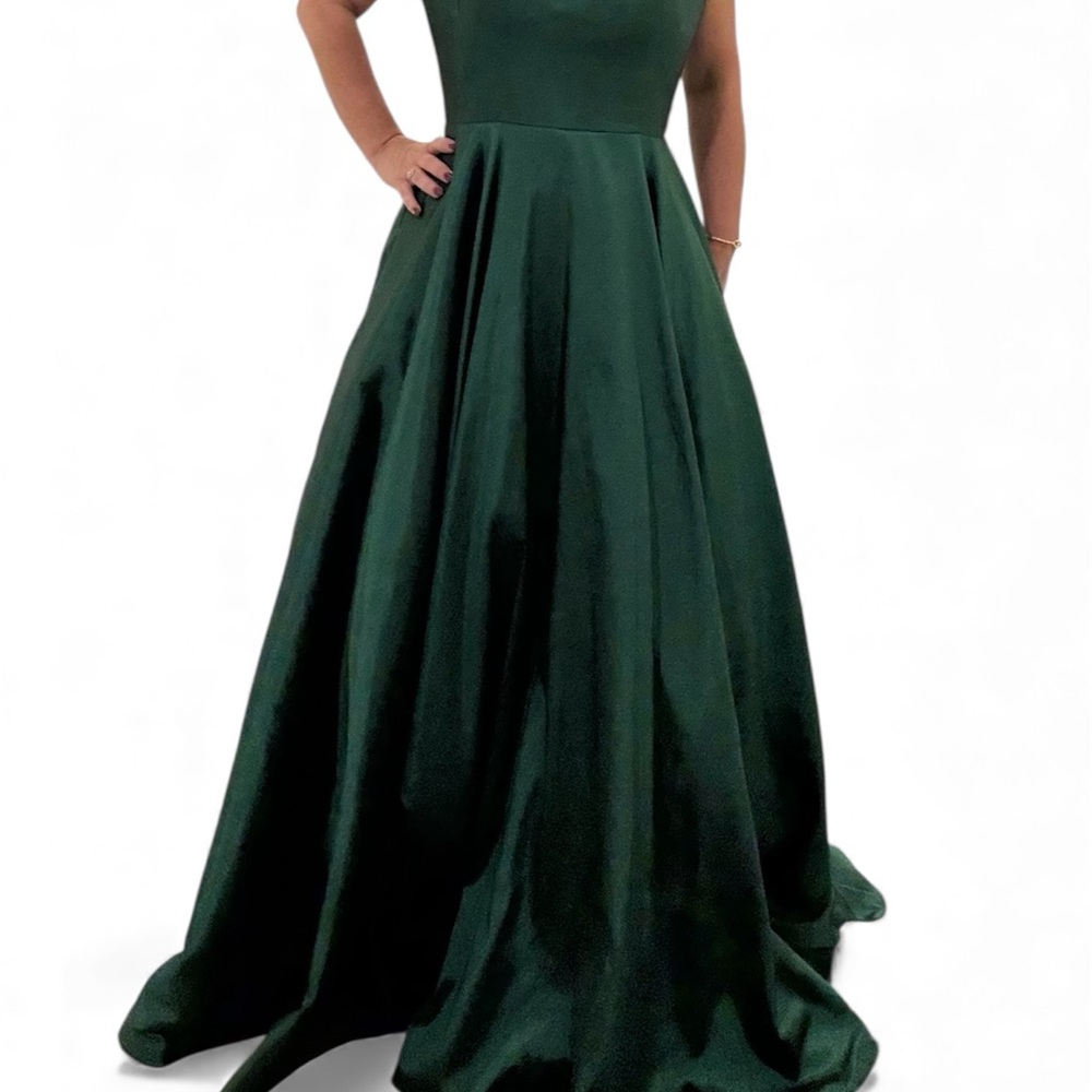 Sophisticated Forest Green Maxi Dress